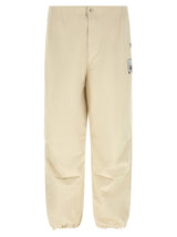 Pantalon de sport Maison Mihara Yasuhiro en coton beige