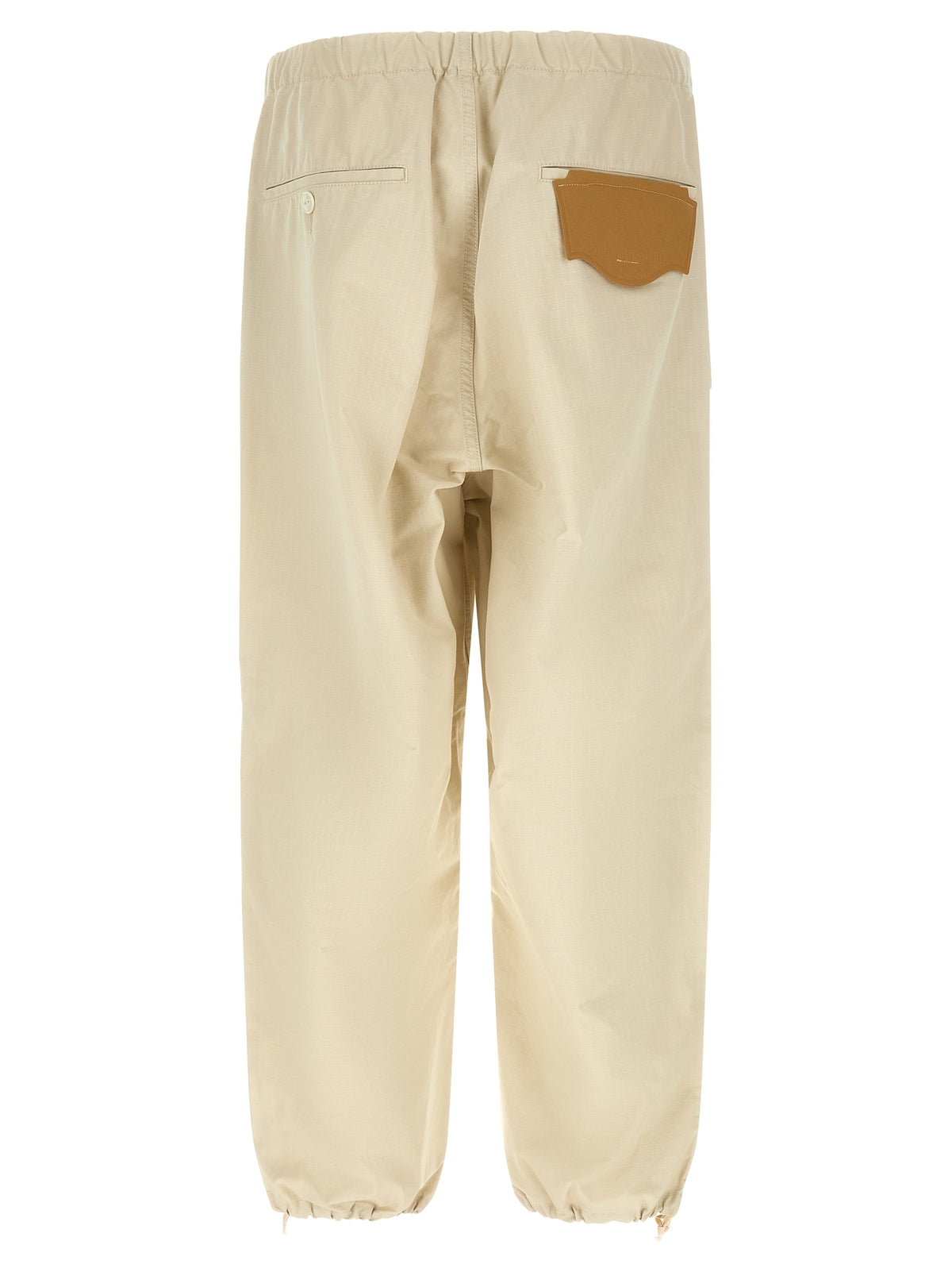 Pantalon de sport Maison Mihara Yasuhiro en coton beige