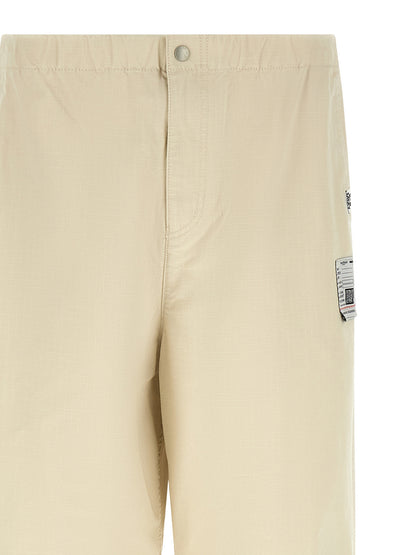 Maison Mihara Yasuhiro Beige Cotton Athletic Pants