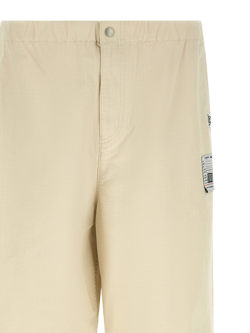 Pantalon de sport Maison Mihara Yasuhiro en coton beige