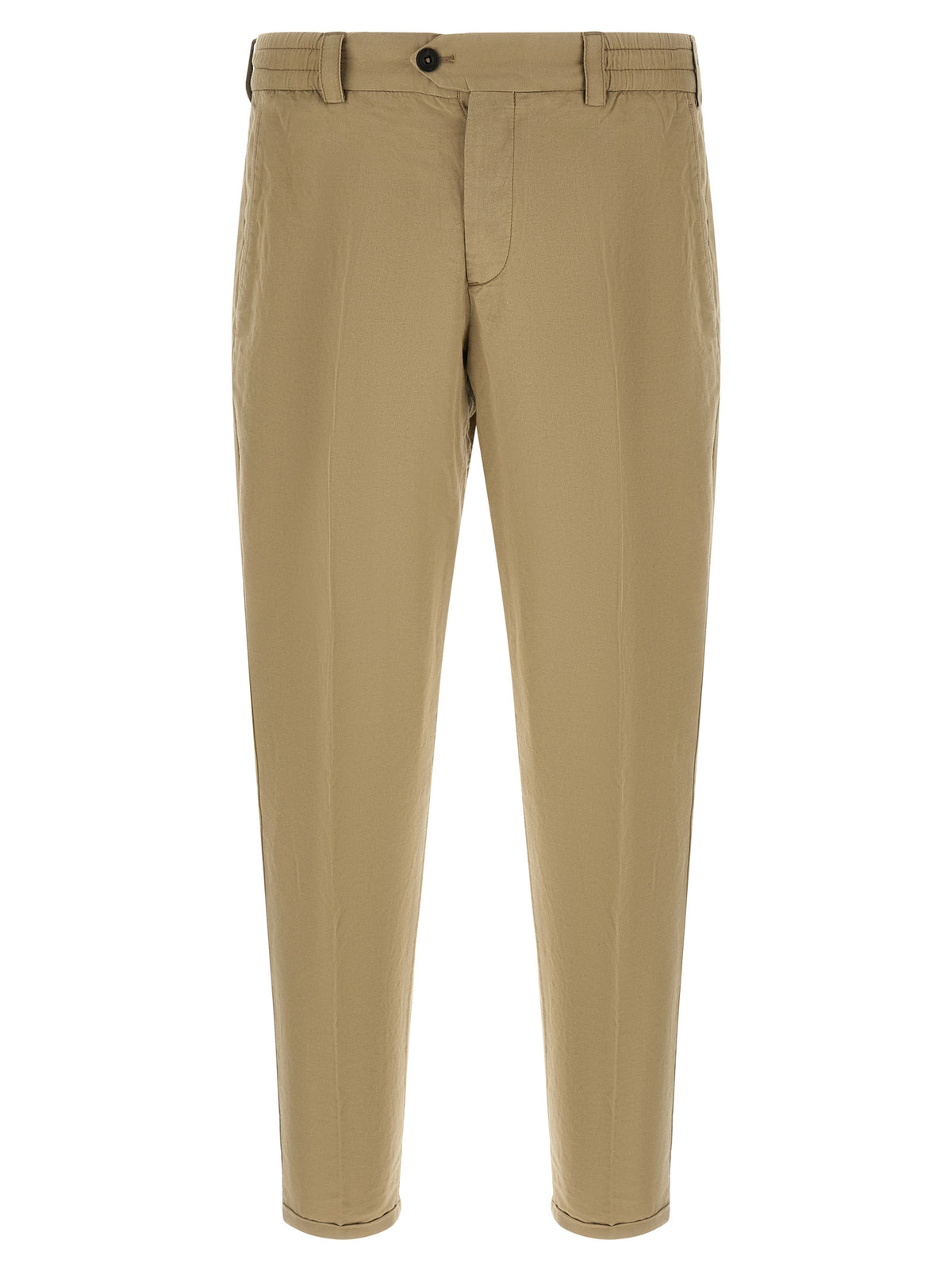 Pantalon décontracté en lin beige PT Torino