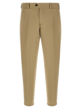 Pantalon décontracté en lin beige PT Torino