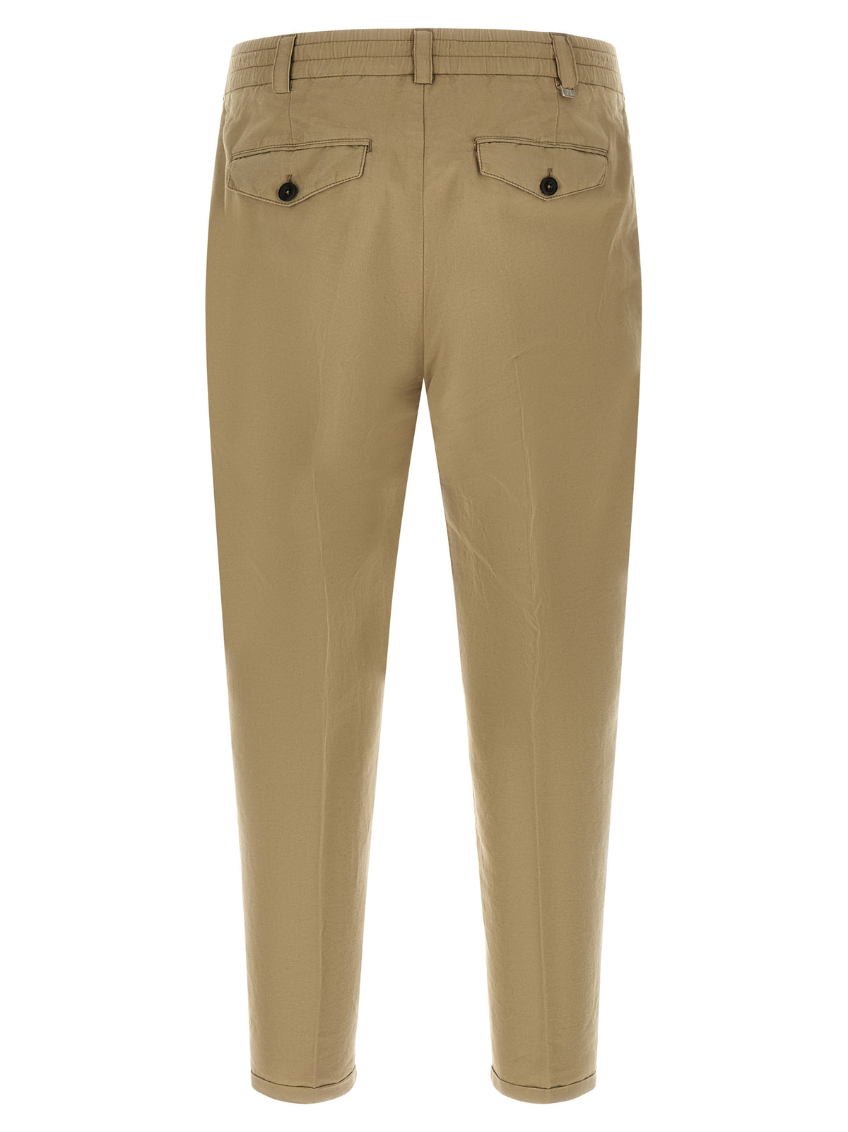 Pantalon décontracté en lin beige PT Torino