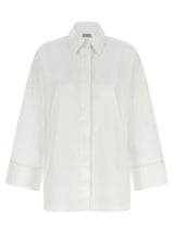 Chemisier blanc en coton Alberto Biani