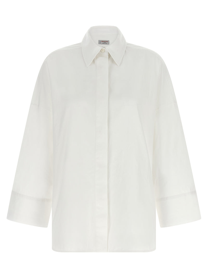 Chemisier blanc en coton Alberto Biani