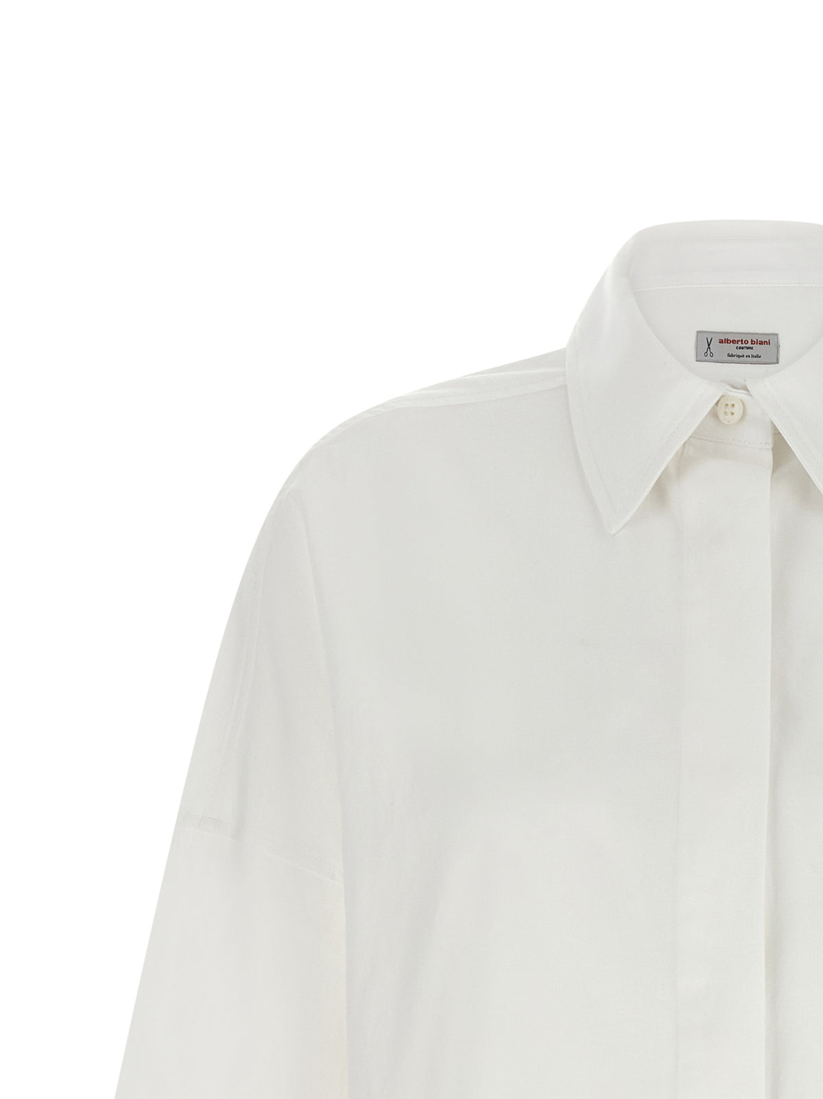 Chemisier blanc en coton Alberto Biani