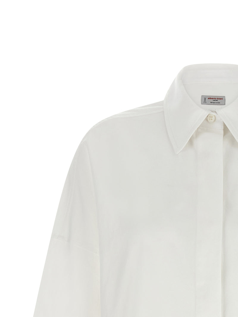 Chemisier blanc en coton Alberto Biani