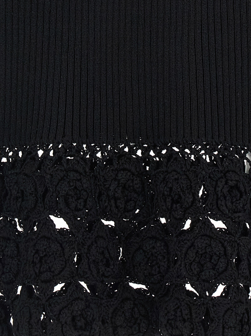 Gilet sans manches Ganni en coton biologique noir