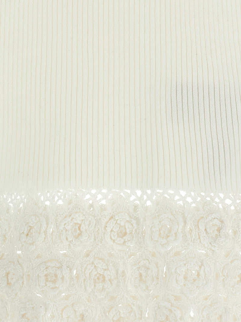 Veste sans manches Ganni en coton biologique blanc