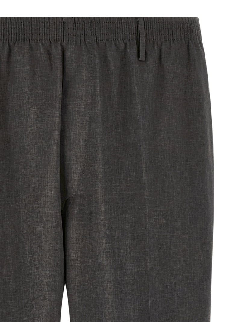 CELLAR DOOR Gray Polyester Casual Pants