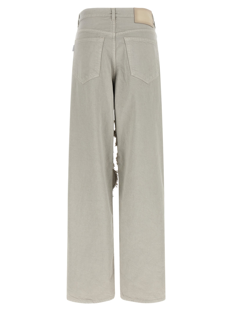 Haikure Bull 'Bonnie' Gray Cotton Flared Jeans for Women