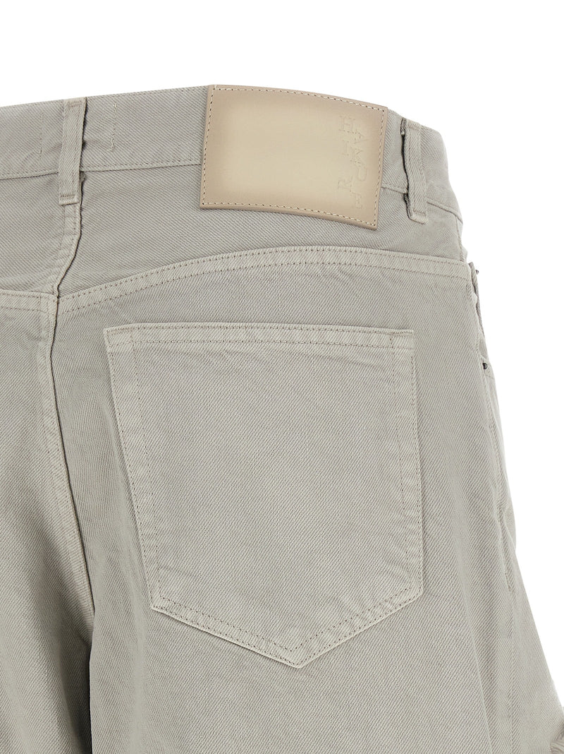 Haikure Bull 'Bonnie' Gray Cotton Flared Jeans for Women