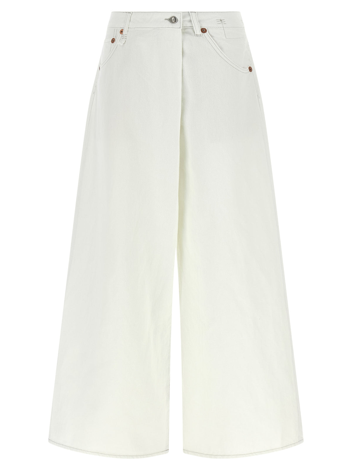 Jeans en denim R13 en coton blanc
