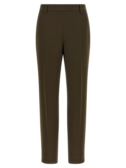 Alberto Biani Bicolor Triacetate Casual Pants