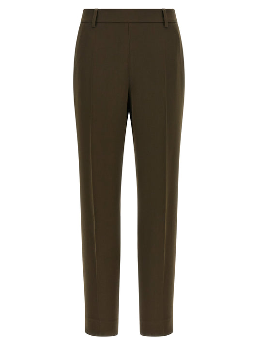 Pantalon décontracté bicolore en triacétate Alberto Biani