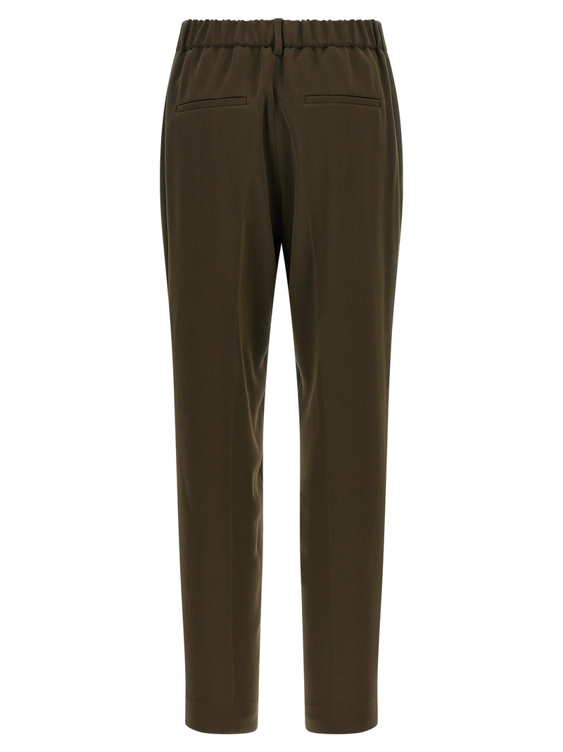 Pantalon décontracté bicolore en triacétate Alberto Biani
