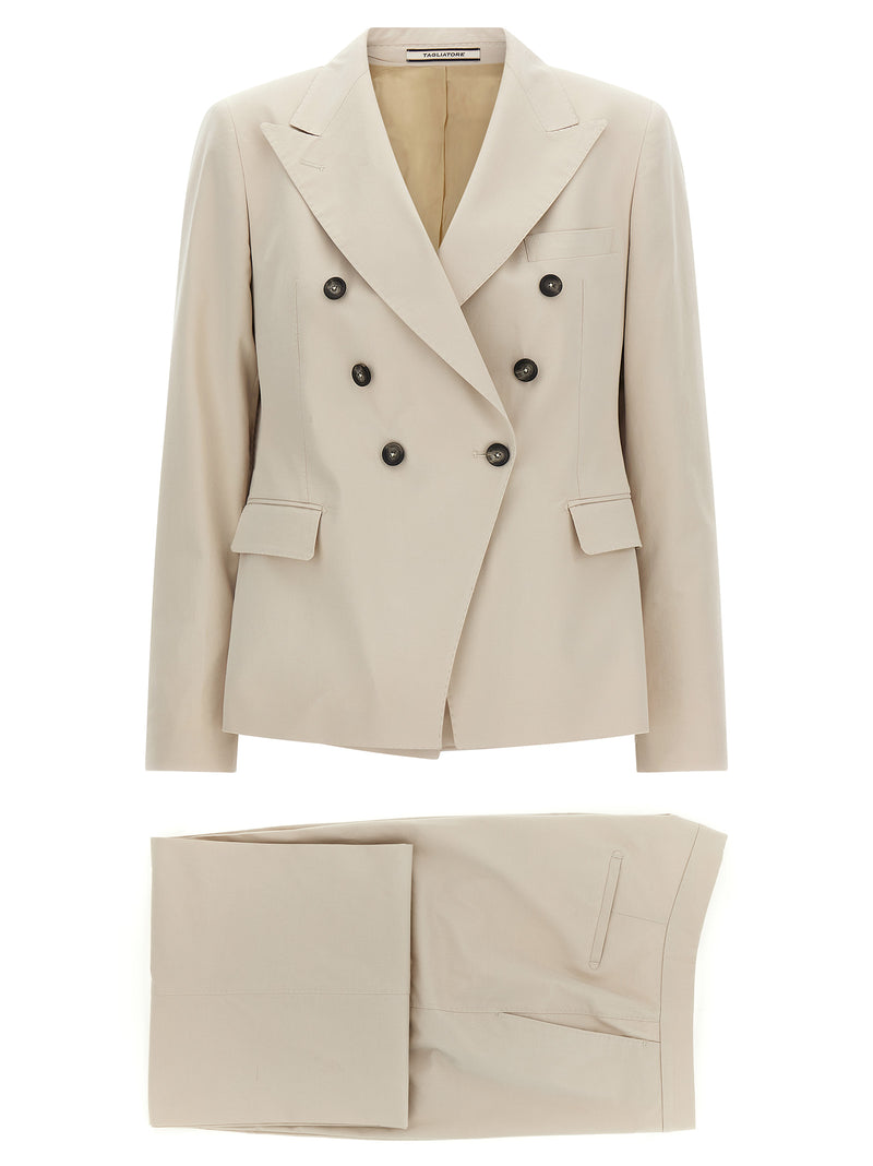 Blazer en coton beige Tagliatore