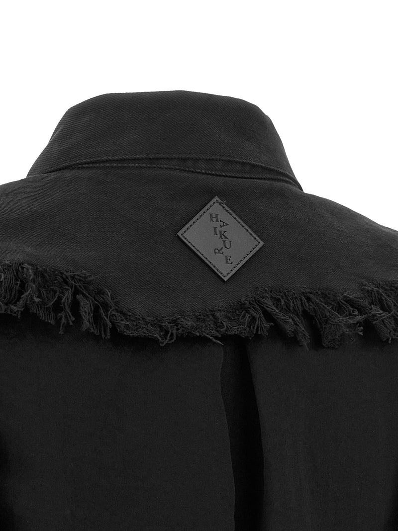 Veste sans manches en coton noir Haikure