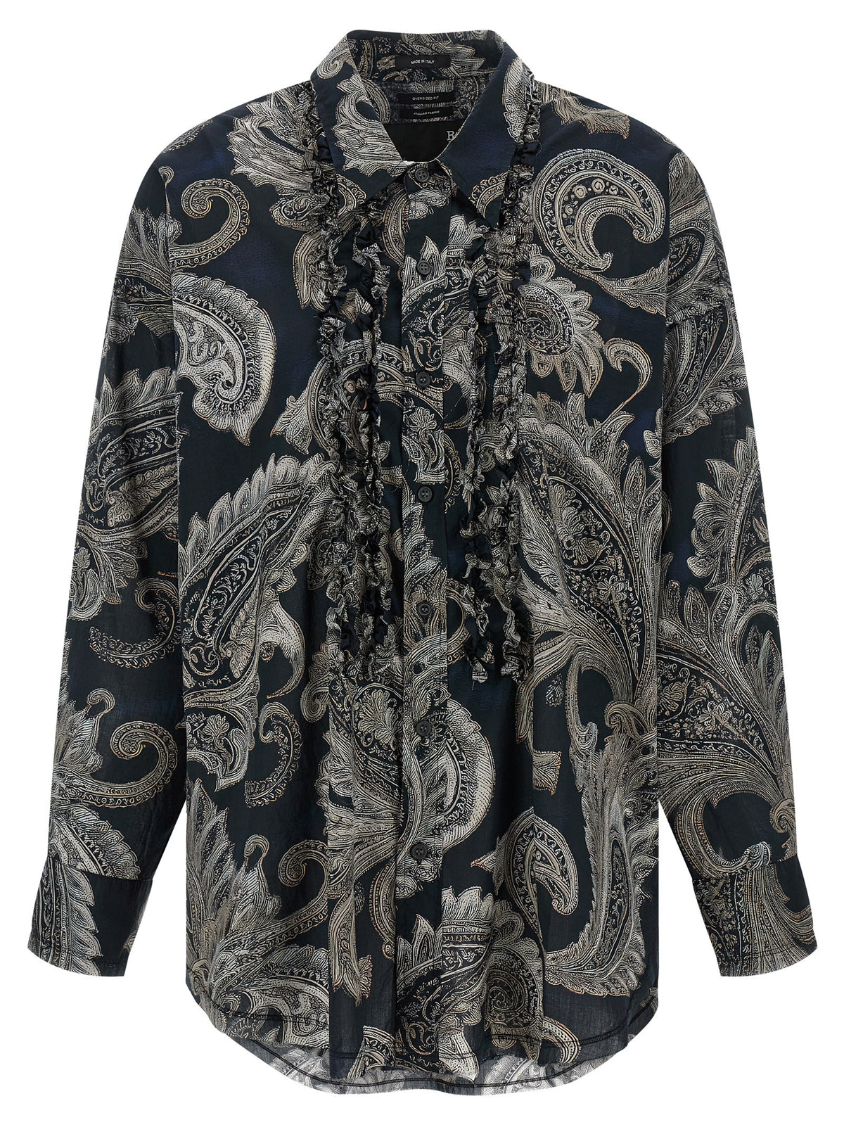 Chemisier en coton multicolore R13