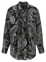 Chemisier en coton multicolore R13
