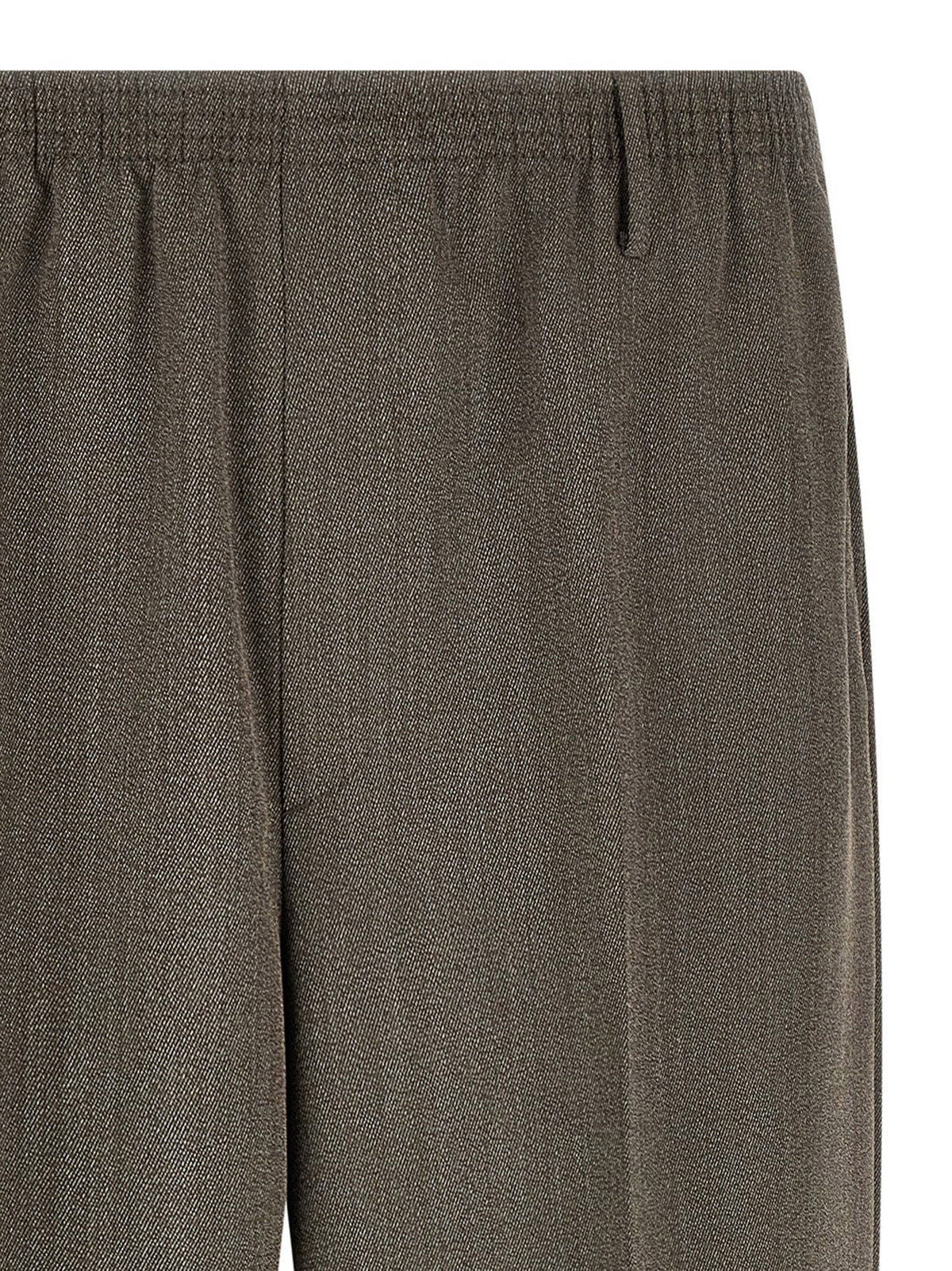 CELLAR DOOR Pantalon décontracté en laine vierge marron