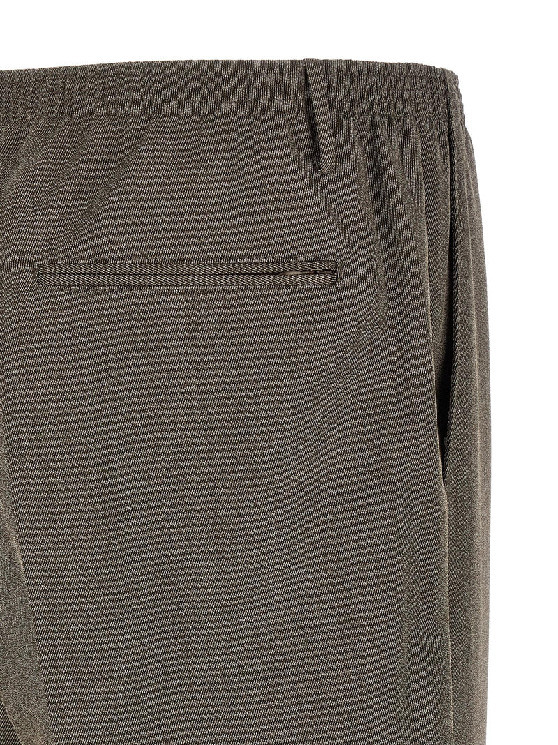 CELLAR DOOR Brown Virgin Wool Casual Pants