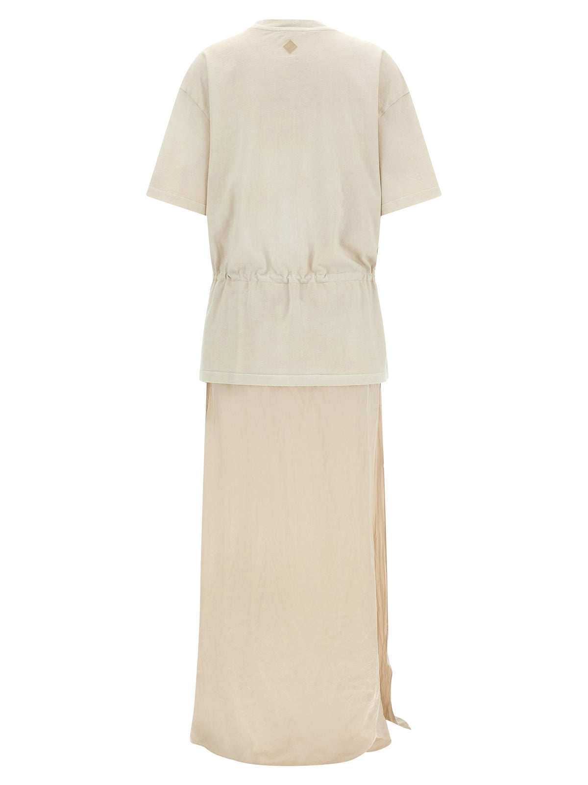 Robe longue en coton beige Haikure
