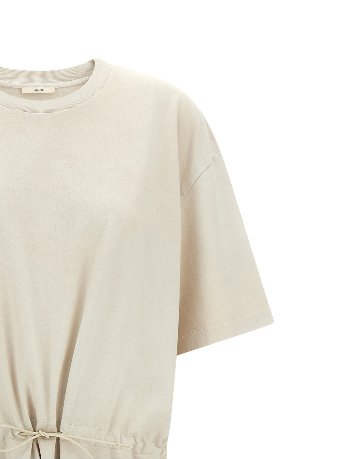 Robe longue en coton beige Haikure
