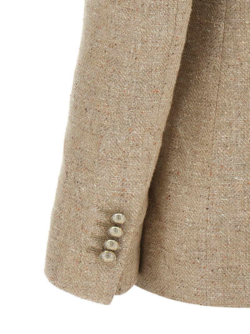 Blazer en coton beige Tagliatore