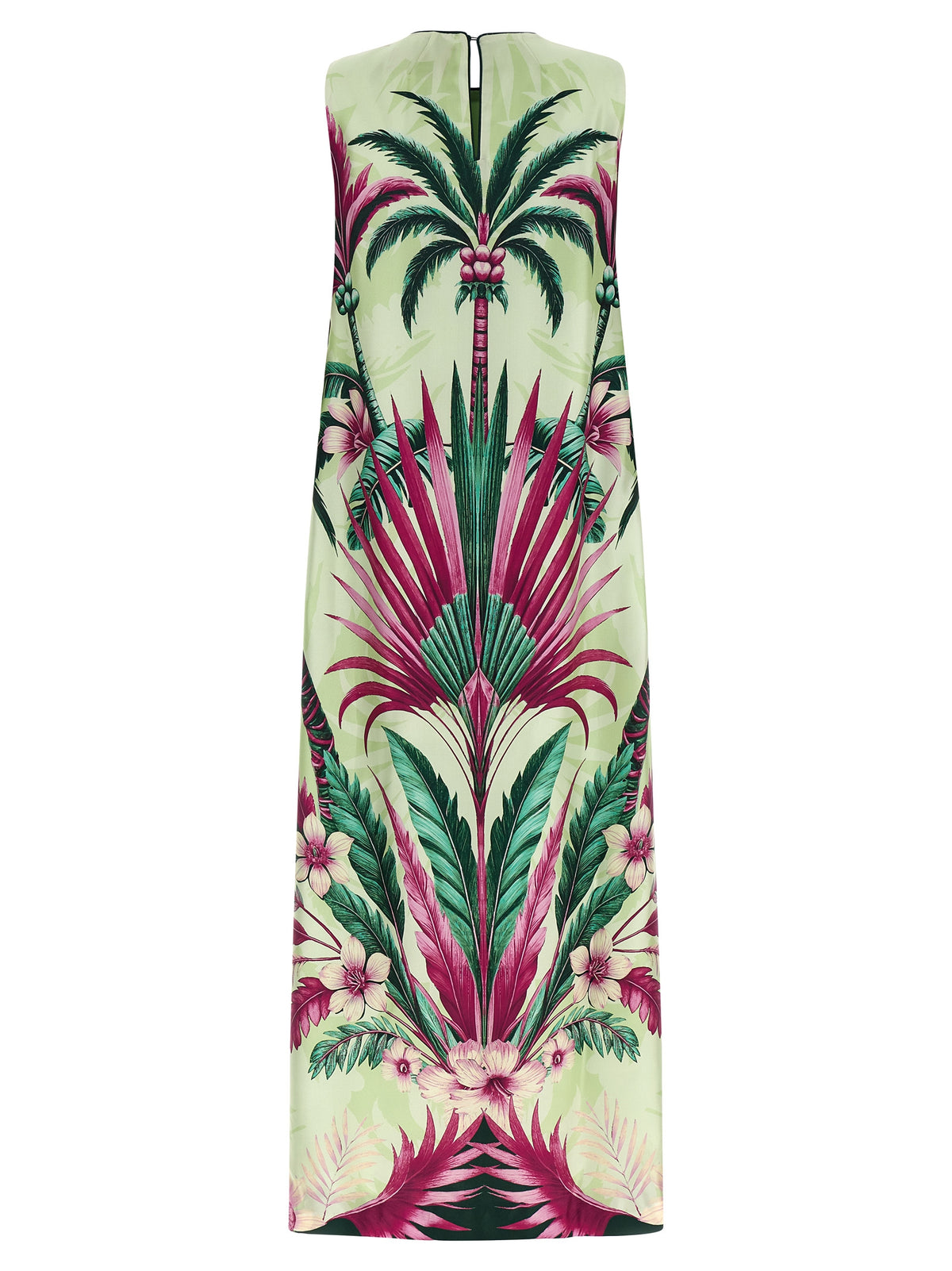 F.R.S. - FOR RESTLESS SLEEPERS Robe longue en soie multicolore