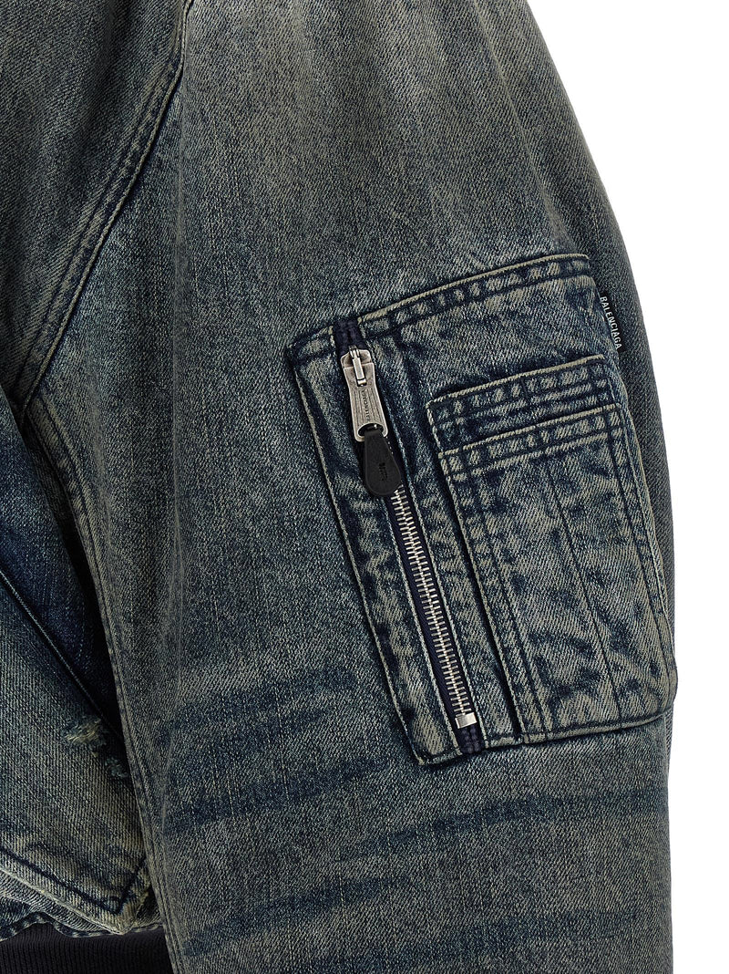 Blouson Balenciaga en polyester gris