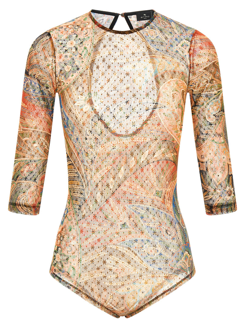 Body en polyamide multicolore Etro