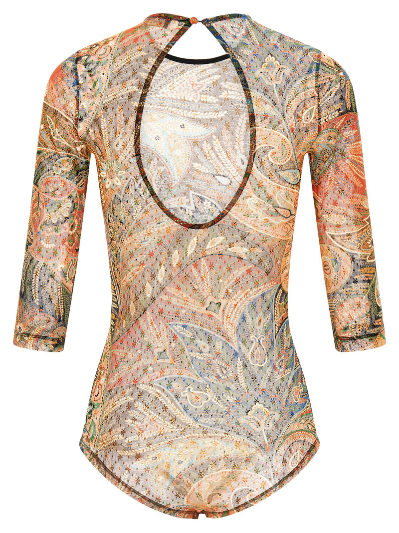 Body en polyamide multicolore Etro