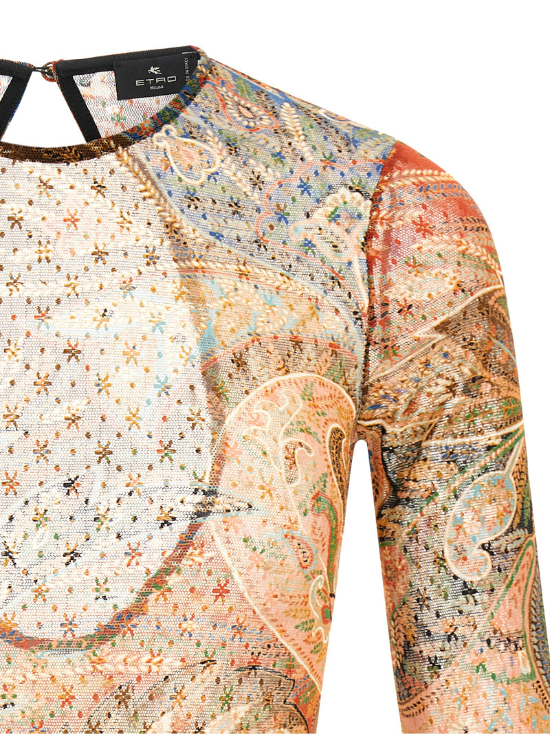 Body en polyamide multicolore Etro