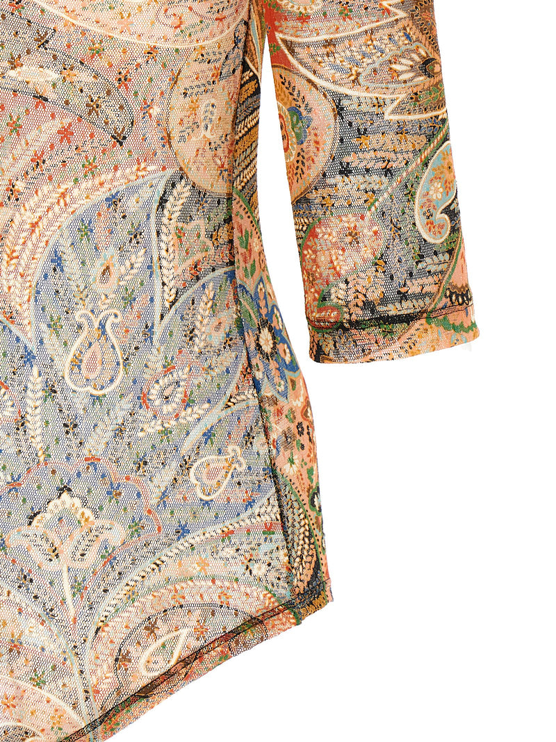 Body en polyamide multicolore Etro