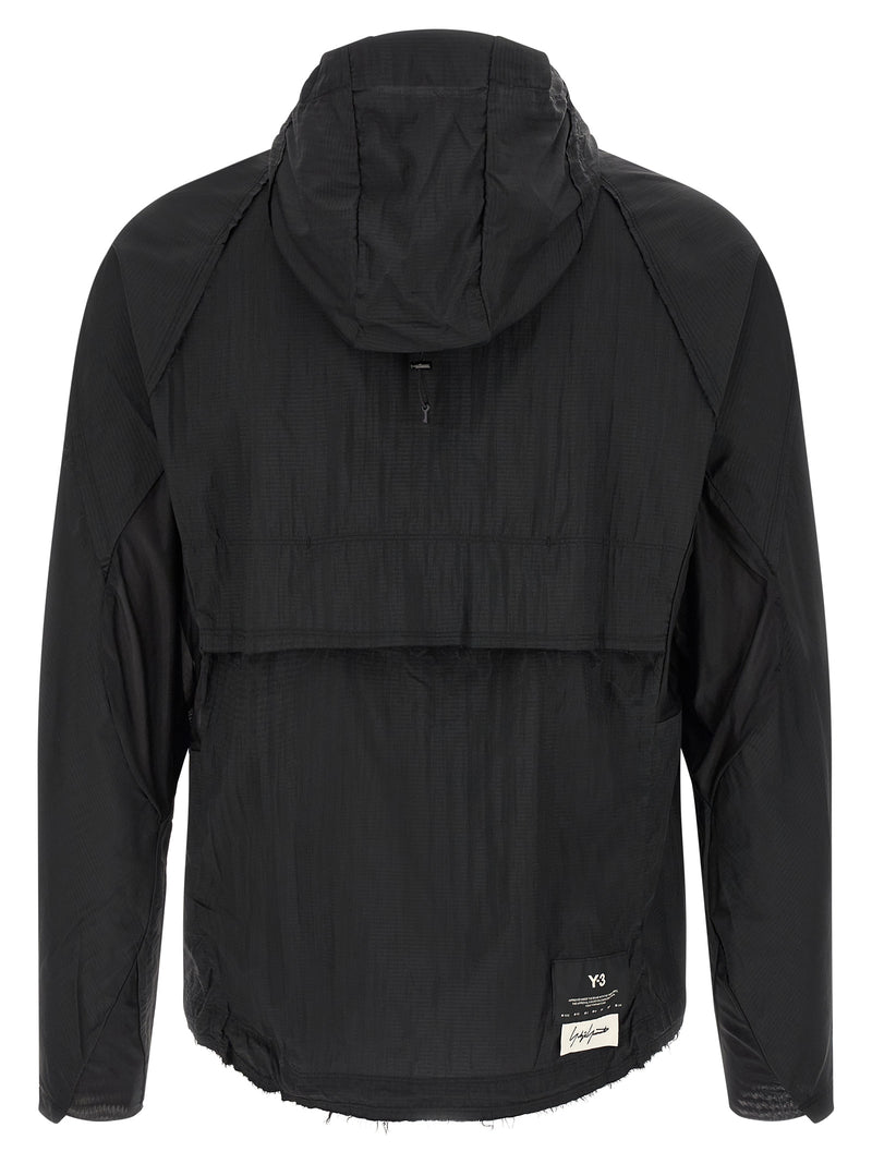 Y-3 Black Polyamide Shell Jacket