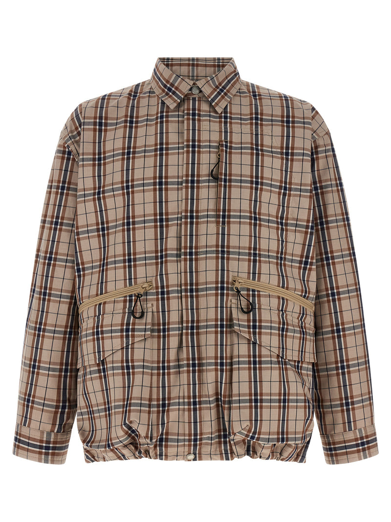 Comme Des Garçons Beige Cotton Full-Length Jacket