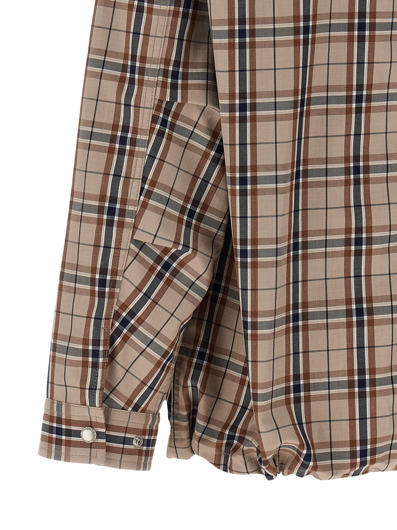 Comme Des Garçons Beige Cotton Full-Length Jacket