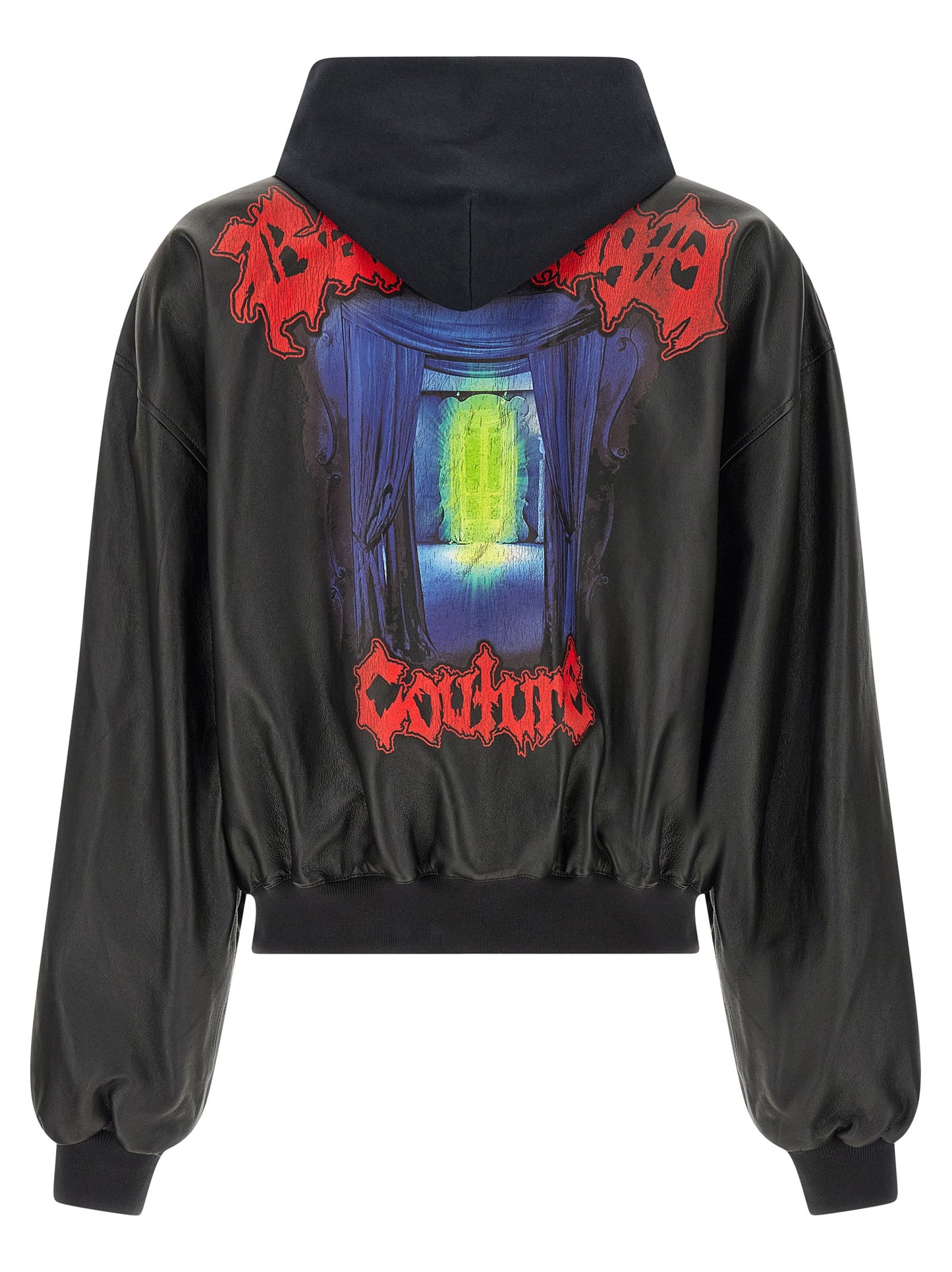 Balenciaga Black Lamb Leather Leather Jacket