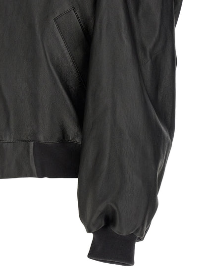 Balenciaga Black Lamb Leather Leather Jacket