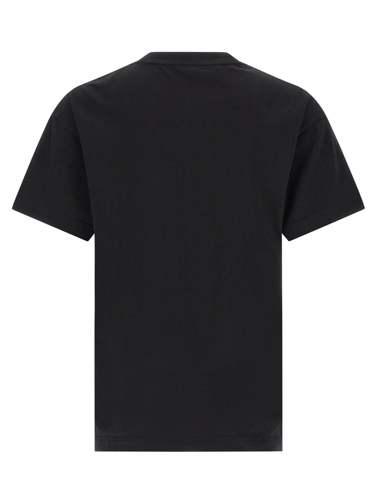Palm Angels Black Cotton T-Shirt - Neck Logo