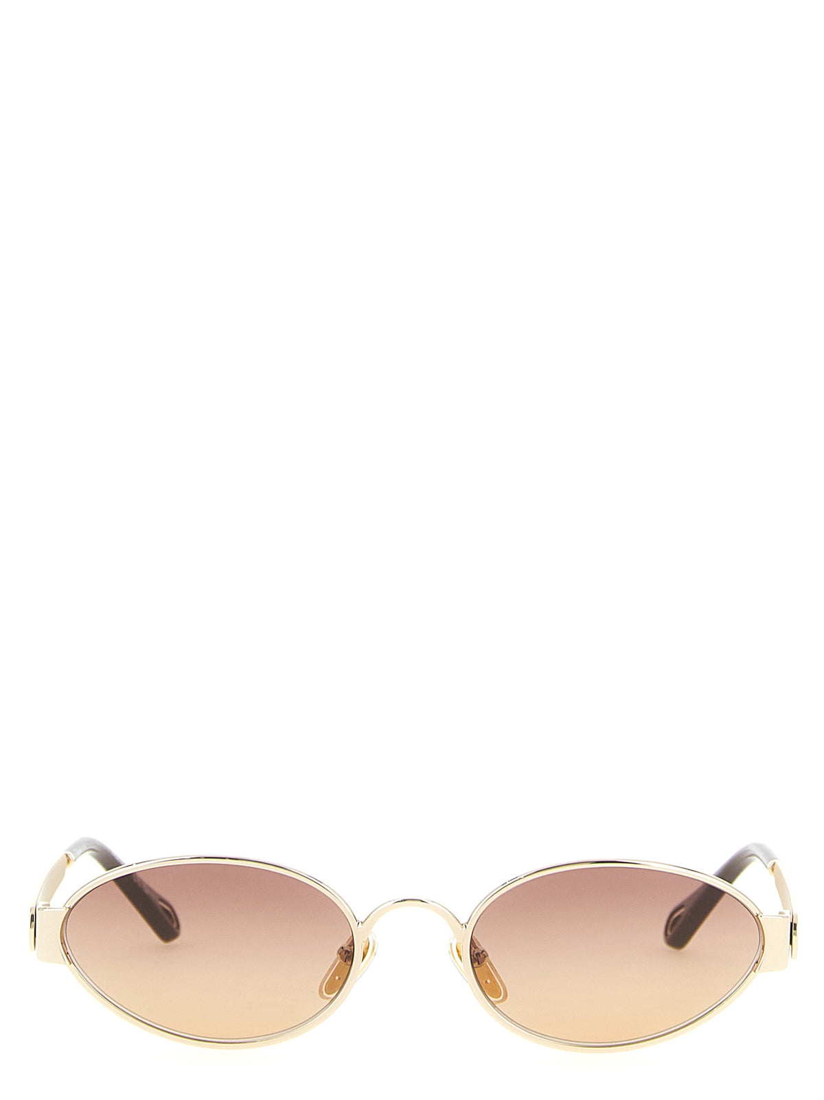 Lunettes de soleil Chloé en métal multicolore