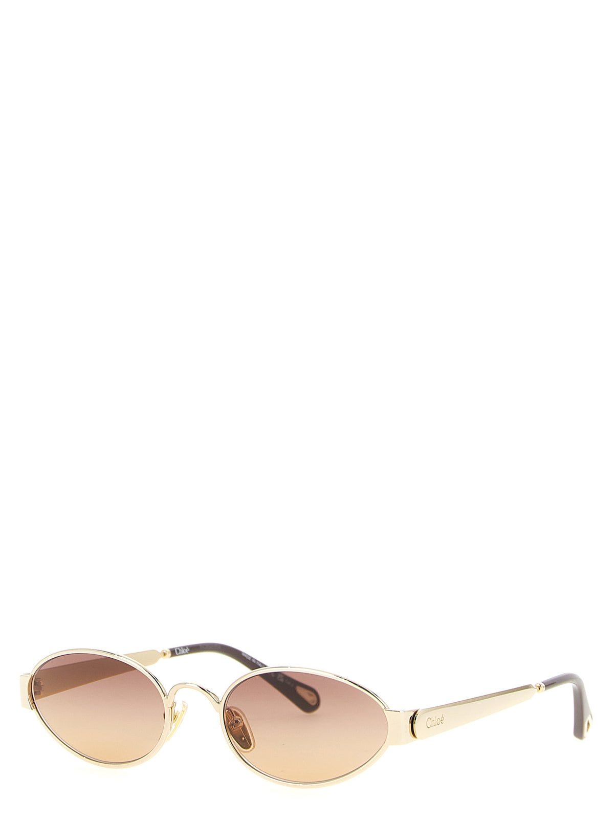 Lunettes de soleil Chloé en métal multicolore