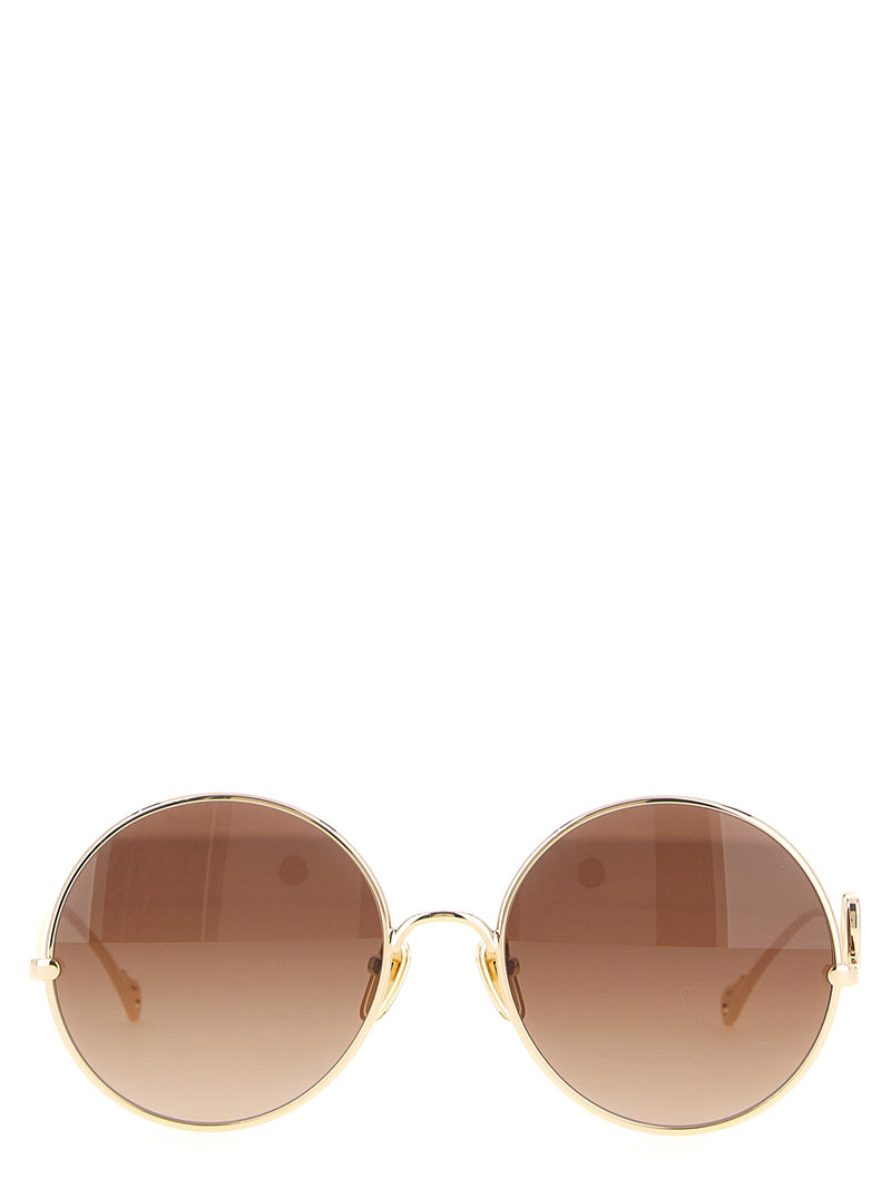 Lunettes de soleil Chloé en métal multicolore