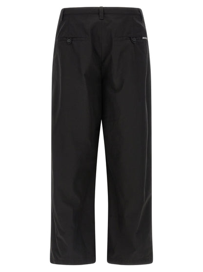 Balenciaga Black Cotton Chino Pants