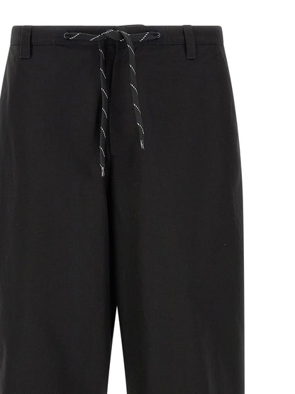 Balenciaga Black Cotton Chino Pants