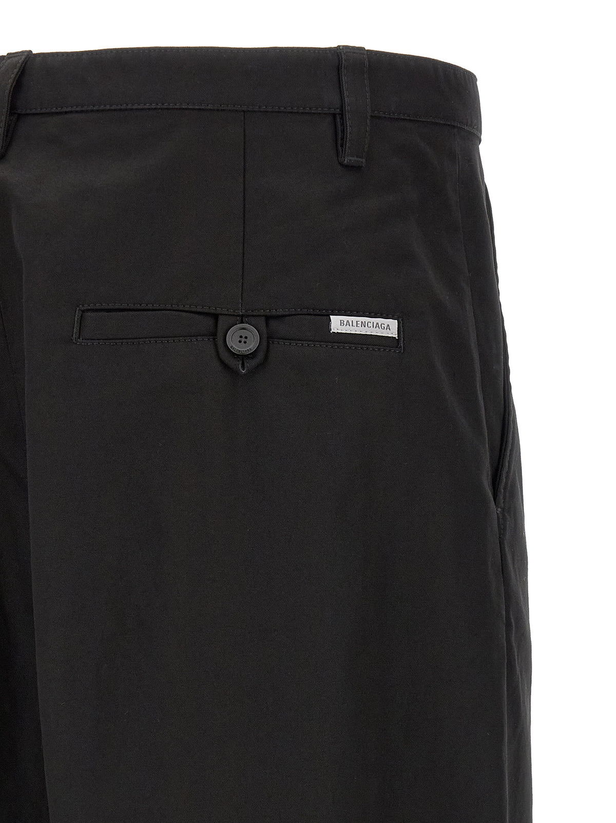 Balenciaga Chino en coton noir