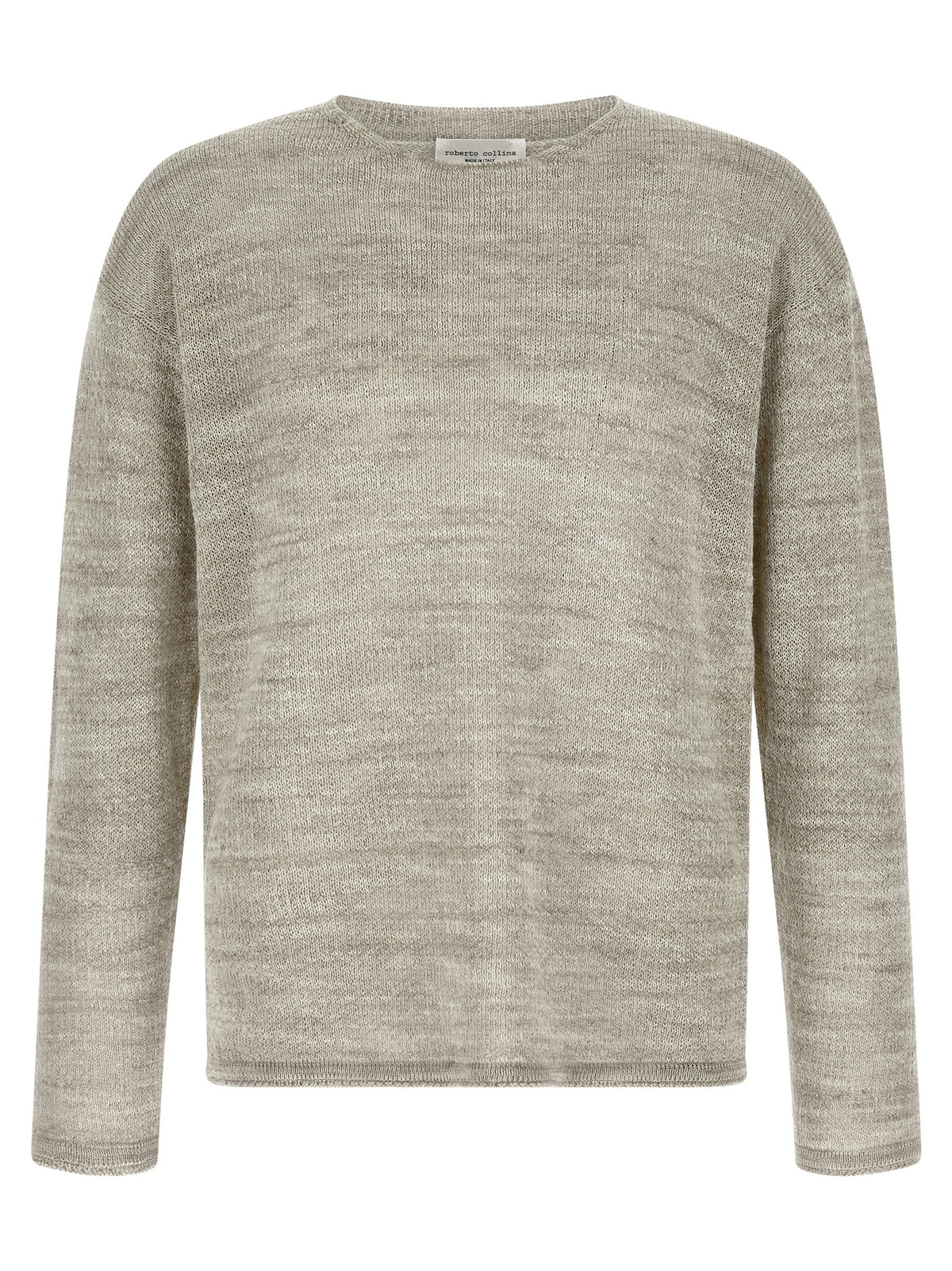 Cardigan en coton gris Roberto Collina