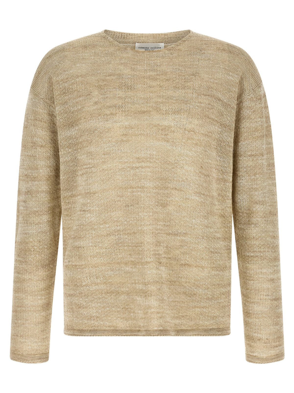 Cardigan Roberto Collina en coton beige