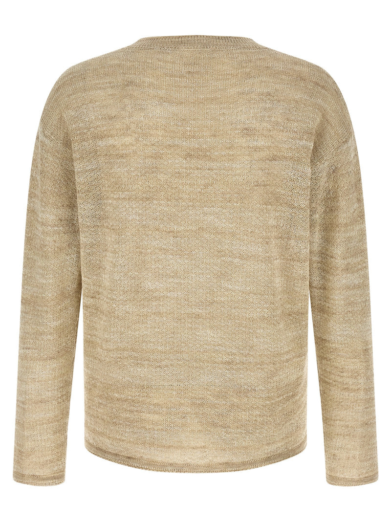 Cardigan Roberto Collina en coton beige